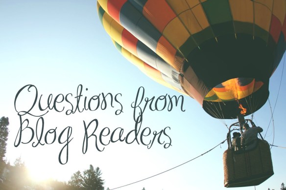 questions from blog readers
