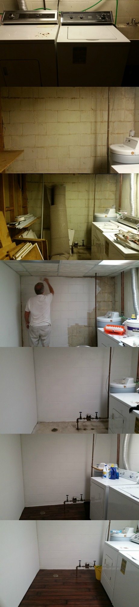 laundry room collage